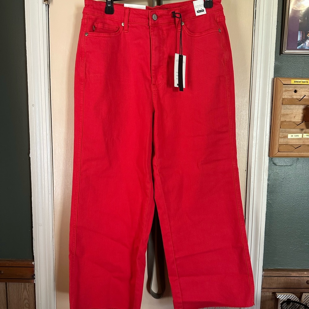 Judy Blue Red Flare Women's Jeans